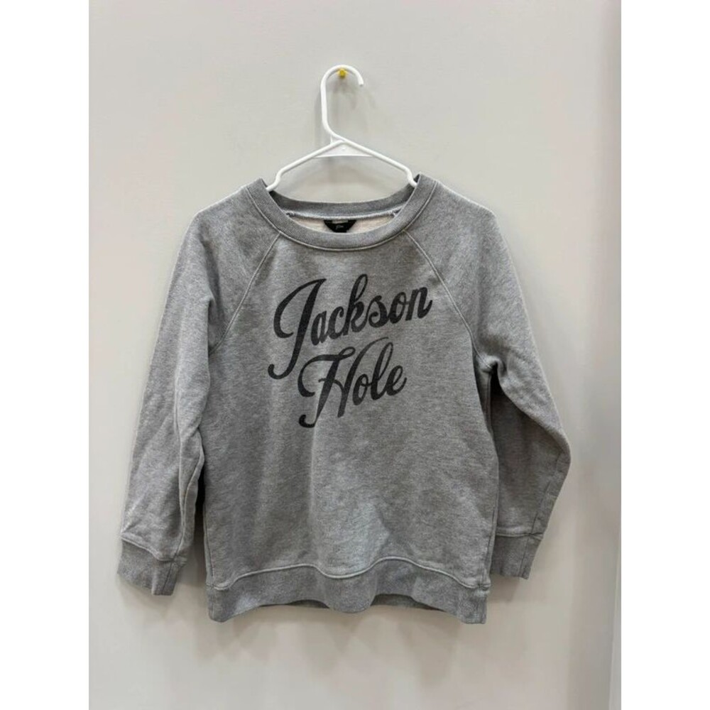 J.Crew Jackson Hole Grey Sweatshirt Medium